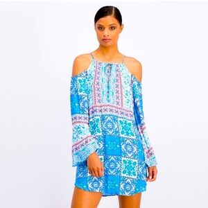 NWOT Nanette Lepore Ensenada swimsuit cover up multicolored